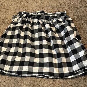 Lane Bryant Checkerboard Knee-Length Skirt